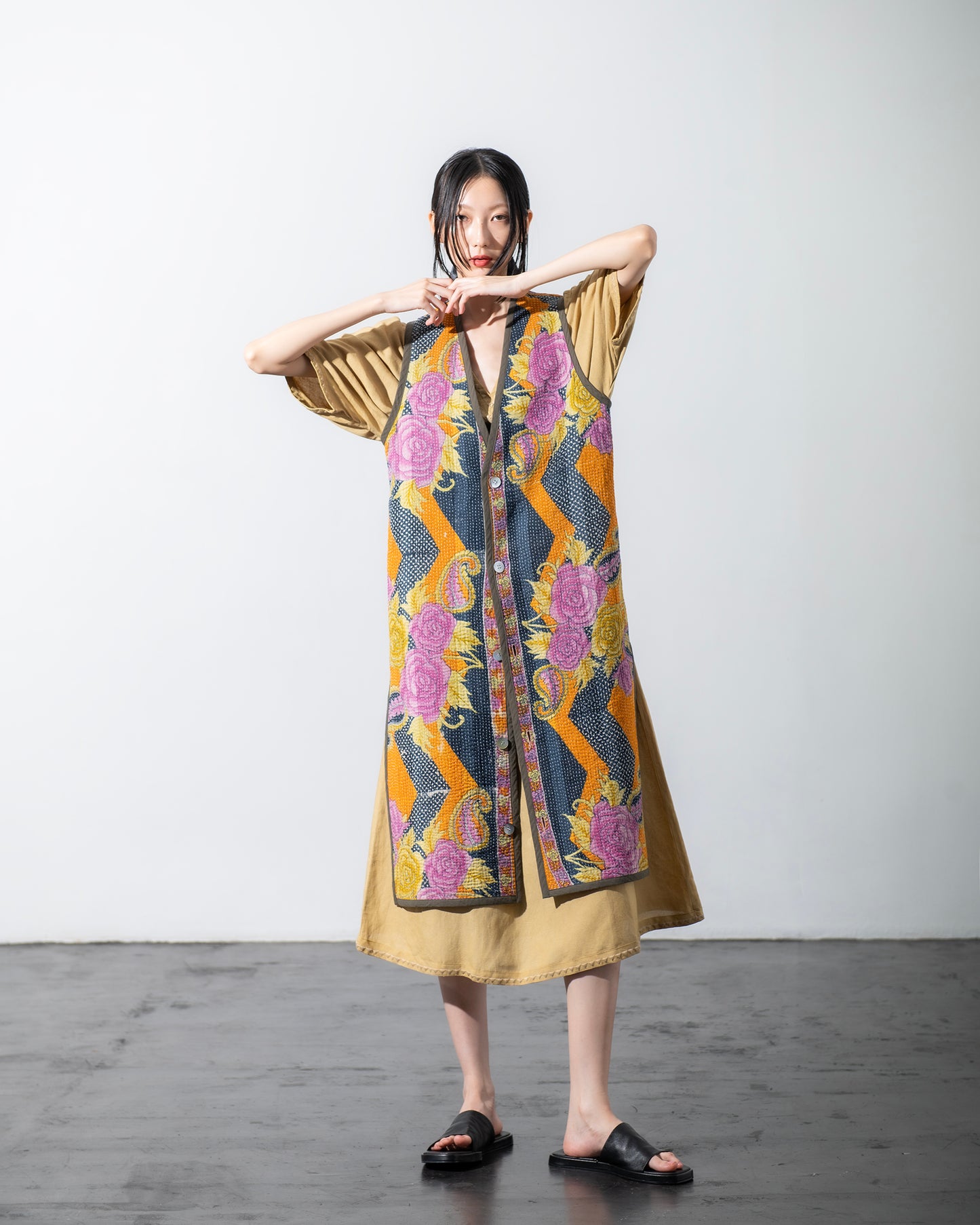 Kantha S/L Dress